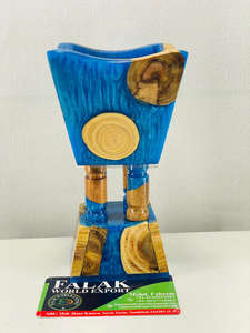 New Arrival Home Fragrance Incense Burner Wood and Epoxy Resin <b>Bakhoor</b> for Ramadan Arabic <b>Oud</b> Burner for Aromatic Use By FWE - Product Image 6