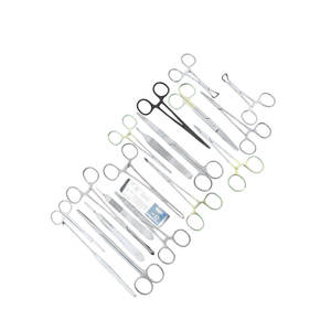 Juego de Instrumentos Quirúrgicos Veterinarios Reutilizables de 71 Piezas para Esterilización de Perros, Mango Negro y Dorado, Procedimientos Manuales Profesionales - Product Image 5