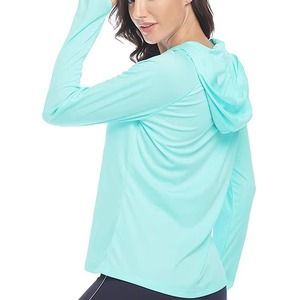 Sudadera con Capucha Negra para Mujer, Manga Larga, Color Sólido, Transpirable y Ligera, para Uso Deportivo - Product Image 5