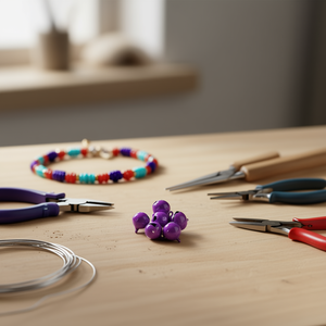 Campanello Ilan Cascabel 14 mm laccato viola, set da 6 pezzi per la creazione di gioielli artigianali - Product Image 3