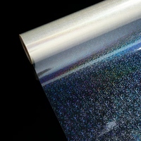 Rouleau de film holographique transparent SHENGSHENG pour l'emballage de luxe et la décoration de cartes haut de gamme