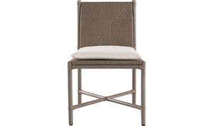 Silla de Comedor Moderna Hecha a Mano con Estructura de Bambú en Gris Lavado y Respaldo Tejido Elegante - Product Image 2