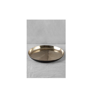 Vintage Style Brass Serving <b>Tray</b> For Tea Coffee <b>Snacks</b> Drinks Serving Decorative Brass <b>Tray</b> For Dining Table Home - Product Image 6