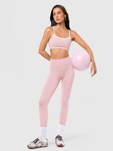 High Quality Women <b>Seamless</b> <b>Leggings</b> Body Sculpting Sports Bra Adjustable Straps Moisture Wicking Running Fitness Training - Product Image 4