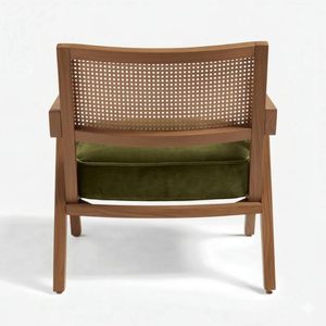 Sillón de Madera de Teca para el Hogar, Dormitorio, Sala de Estar, Comedor, Sala de Recepción |   Ultra Suave y Cómodo para un Uso sin Preocupaciones | - Product Image 3