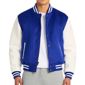 Chaqueta de Béisbol para Hombre, Estilo Graffiti, con Logotipo Personalizado, Chaqueta Universitaria Varsity con Mangas Bordadas - Product Image 6