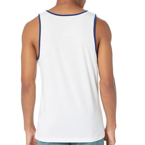 New Arrival Men Tank Top Factory Direct Sales 100% Polyester Knitted Breathable Casual Tank Top for Sale - Product Image 5