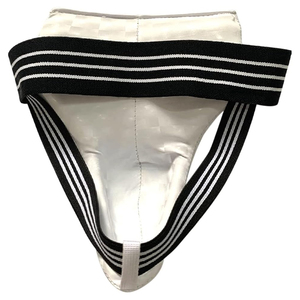 Protège-entrejambe en cuir de vachette pour MMA, protection abdominale, équipement de sécurité sportive pour l'entraînement aux arts martiaux et les sports de combat (Collection Printemps) - Product Image 2