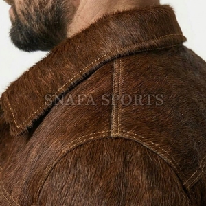 100% Breathable Cowhide <b>Leather</b> Motorbike <b>Jacket</b> For <b>Men</b> Made In Best Material Hair on <b>Leather</b> <b>Jackets</b> - Product Image 5