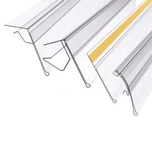 Custom <b>PVC</b> Factory Wholesale Price List Price Data <b>Strip</b> Supermarket Shelf bar Container Shelf Label - Product Image 3
