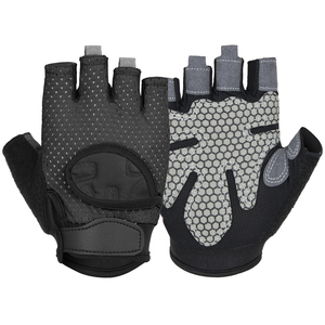 Anti-Slip Weightlifting <b>Gloves</b> with Extended Wrist Support - Breathable Half-Finger Workout <b>Gloves</b> for Power - Product Image 3