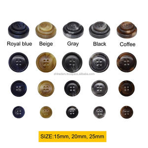 Boutons Boutons en tissu de corne véritable pour blazers costumes haute qualité 16 pièces ensemble de manteaux de costume en corne de buffle-origine indienne - Product Image 4