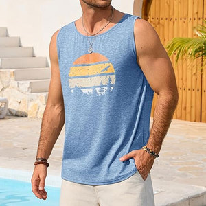 Meilleur fournisseur, service professionnel, légers, de haute qualité, tendance, confortables, coupe ajustée, débardeurs de sport pour hommes sans manches - Product Image 5