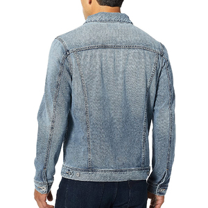 <b>Top</b> Fashion Hot Sale Custom Label Competitive Price Factory Made Premium Quality Men's Denim Jackets - Product Image 5