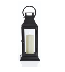 Modern Selling Metal & Glass <b>Lantern</b> With Matt <b>Black</b> Finish Metal Candle <b>Lanterns</b> for Outdoor & Home Decor Customized - Product Image 5