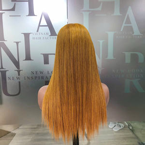 Venta al por mayor 100% Extensiones de Cabello Humano Liso Vietnamita de Alta Calidad de Color Amarillo Doble Extensiones para Tejer - Product Image 6