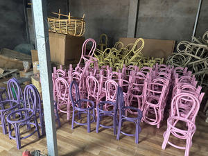 Silla Infantil de Ratán Colorida, Nueva Muestra, Silla para Fiestas Infantiles al Aire Libre - Product Image 2