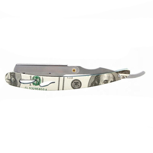 Navaja de Afeitar de Acero Inoxidable Reutilizable OEM, de Una Sola Hoja, con Logotipo Personalizado y Bandera, para Uso Profesional y Personal - Product Image 4