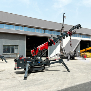 <span class=keywords><strong>Grue</strong></span> araignée mobile diesel-électrique compacte Tonlita de 3 tonnes avec flèche longue et nacelle pour personnel - Product Image 2