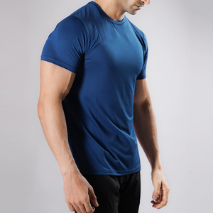 Camiseta Deportiva de Manga Corta para Hombre, de Secado Rápido, Transpirable, para Entrenamiento, Culturismo, Compresión Ajustada - Product Image 4