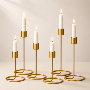 Modern Golden <b>Candlestick</b> <b>Holder</b> Taper Candle Stand Home Decoration Wedding Centerpiece Dining Table Decor <b>Candlestick</b> <b>Holders</b> - Product Image 3
