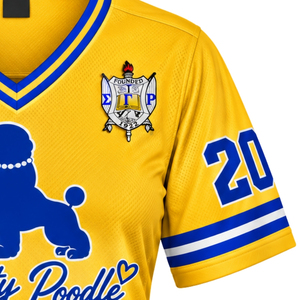 Maillot de football personnalisé Sigma Gamma Rho Sorority pour femme, avec lettres grecques, tenue de sport athlétique, uniforme d'entraînement, vêtement - Product Image 5
