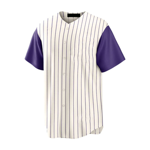 Maillot de baseball pour hommes, qualité supérieure, design personnalisé, sublimation, entièrement boutonné, maillot de baseball athlétique pour adultes - Product Image 6