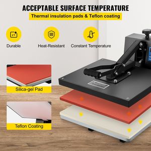 Pressa a Caldo Industriale Digitale 1700W a Riscaldamento Rapido e Alta Pressione 16x20 per T-shirt - Product Image 6