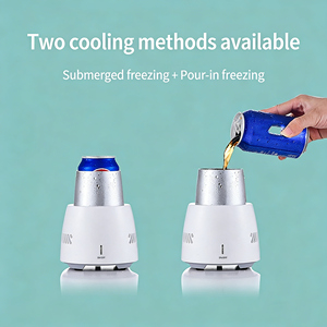<b>Smart</b> White Rapid Cooling Desktop Food Grade Plastic Cooling Cup for Home Use - Product Image 2