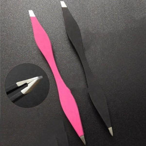 Pinzas de Cejas Kaamir Instruments Profesionales Premium Personalizadas de Doble Punta, Acero Inoxidable, Ligeras y de Lujo - Product Image 2