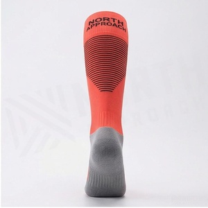 North Approach <b>Knee</b> <b>High</b> Running <b>Socks</b> Red Breathable Spandex Polyester Adult Summer Sport <b>Socks</b> - Product Image 2