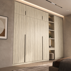 Plaque stratifiée haute pression OSIS pour intérieur, épaisseur 1 mm, surface texturée, gris - 2440x1220 mm, fabriquée en Inde, résistante à la chaleur, pour écoles et cuisines - Product Image 2