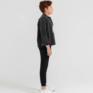 Camisas de mezclilla a cuadros de alta calidad para hombre, informales, de tela de algodón con spandex, manga larga, todas las tallas, al por mayor. - Product Image 3