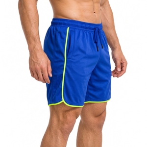 Shorts de sport pour homme en tissu nylon/coton respirant, anti-humidité, de qualité supérieure, style vintage, couleur unie, séchage rapide - Product Image 3