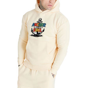 Sudadera con Capucha Vintage Personalizada con Lavado Ácido para Hombre, Estampado DTG, Algodón de 400 g/m², Estilo Urbano, Hombros Caídos, Venta al Por Mayor - Product Image 1