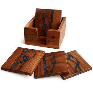 Handcrafted <b>Ceramic</b> Hexagon <b>Coaster</b> Set Wholesale | LINE+ARC India - Product Image 5