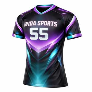 Ensemble de maillots de football professionnels personnalisés, best-seller, respirant, anti-humidité, séchage rapide, entraînement printemps/automne - Product Image 2