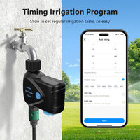 Nouvel Arroseur Intelligent WiFi Tuya pour Jardin, Minuteur d'Arrosage Extérieur Étanche avec Compteur d'Eau Intégré PST-WV05W