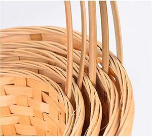Cesta de Almacenamiento de Bambú Ecológica 2026 al por Mayor, Diseño Moderno, Hecha a Mano en Vietnam, para Frutas, Decoración, Regalo con Asa - Product Image 5