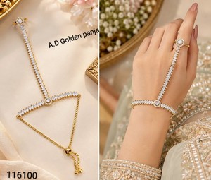 Gold Color Diamond Pendant Necklace Adjustable Chain <b>Crystal</b> Pendant Jewelry <b>for</b> <b>Women</b> Party Wear - Product Image 3