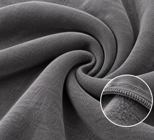 Sweat à capuche en molleton épais surdimensionné pour homme, impression personnalisée, pull-over, streetwear d'hiver - Product Image 4