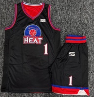 Jersey Basket Custom Profesional Grosir Unisex Bahan Mesh Bolak-Balik Pakaian Basket Dewasa untuk Olahraga Ukuran Besar