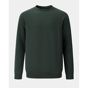 <b>Men's</b> Light Pink Long Sleeve O-Neck Regular Fit Casual Knitted Sweatshirt Solid Color - Product Image 5