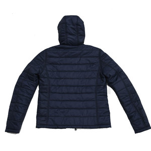 Latest Design Fashion Men's Blue Hooded Puffer Jacket Lightweight Quilted Windproof Winter <b>Coat</b> Zip-Up Casual Style <b>Slim</b> Fit - Product Image 6