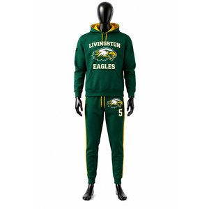 Chándal Deportivo Casual de Invierno para Fútbol, con Estampado, Resistente al Viento, Mangas Bordadas, para Adultos, Entrenamiento de Club, 100% Algodón - Product Image 1