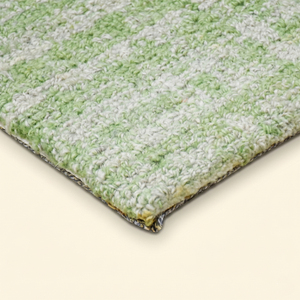 Tapis texturé en laine vert sauge DECORDEC, écologique, antidérapant, minimaliste, ton sur ton, pour salon, bureau, hôtel - Product Image 5