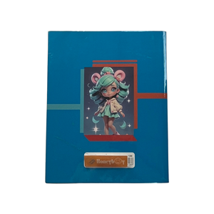 Taccuino con copertina in Pvc per Notebook bilingue a tema <span class=keywords><strong>Anime</strong></span> Girl - Product Image 2
