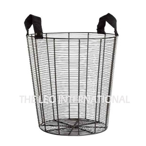 Trusted Manufacturer Iron Laundry <b>Basket</b> Metal Frame And <b>Large</b> <b>Storage</b> Capacity For Organizing Clothes In The Home - Product Image 2