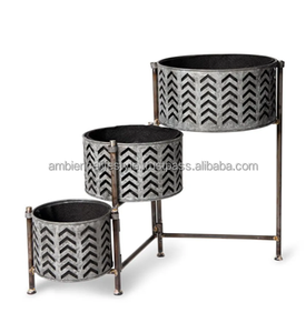 Support de jardinière intérieur/extérieur antirouille du fabricant indien enduit de poudre pour salon balcon ambiance maison jardin - Product Image 3