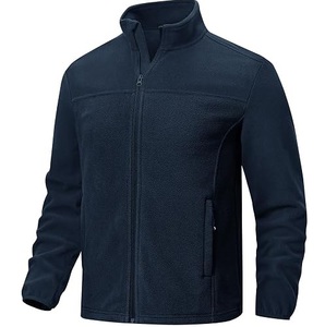 <b>Black</b> Color Oversize Zip Up Outdoor Fleece Jackets Reversible Polar Sherpa Fleece Jacket for <b>Men</b> & Women Warm Winter Clothing - Product Image 4